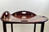 English Style Bombay Company Butler's Tray Table Cherry Wood Drop Leaf Serving
