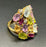 Multi-Gemstone 18K Gold Statement Cocktail Ring, Aquamarine Peridot Amethyst