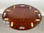English Style Bombay Company Butler's Tray Table Cherry Wood Drop Leaf Serving