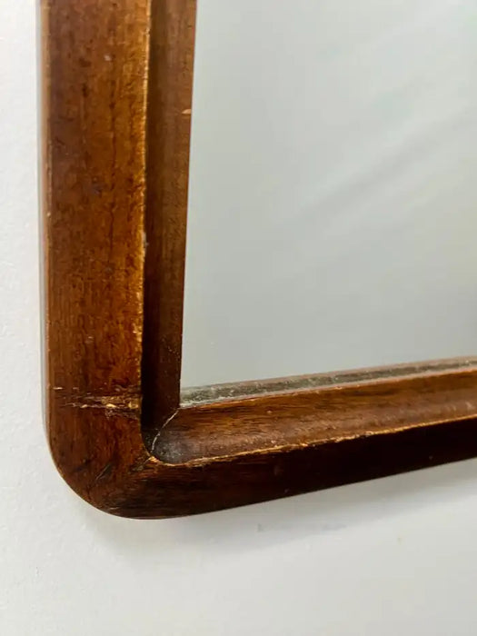 Mid-Century Modern American of Martinsville Walnut Wall Mirror, a Pair