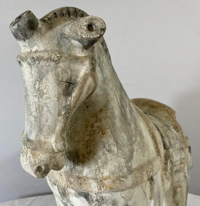 Tang Style Pottery Horse Sculpture