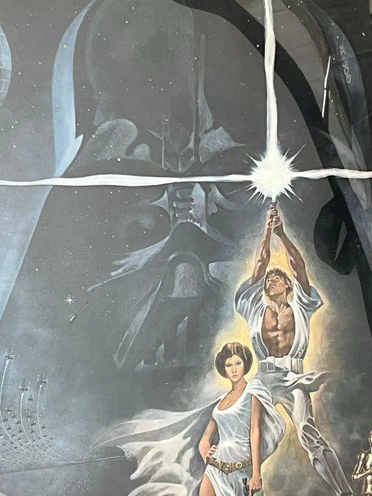 Star Wars "A New Hope" 1977 Original Poster by Tom Jung, 20th Century Fox 1977