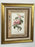 Vintage Botanical Rose Rosa Centifolia After Van Spaendonck Gilt Framed Print 1960's
