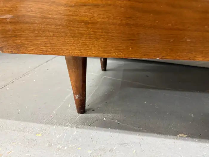 Mid-Century Modern American of Martinsville Walnut High Boy Dresser or Armoire