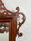 Baker Georgian Chippendale Carved Mahogany Wall Mantel Mirror Fretwork Crest