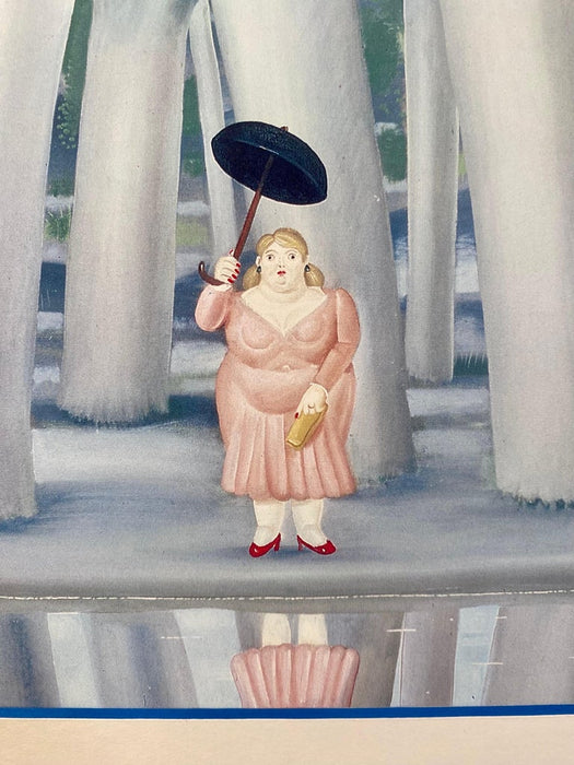 Pierre Restany After Fernando Botero "The Walk" Lithograph, Limited Edition