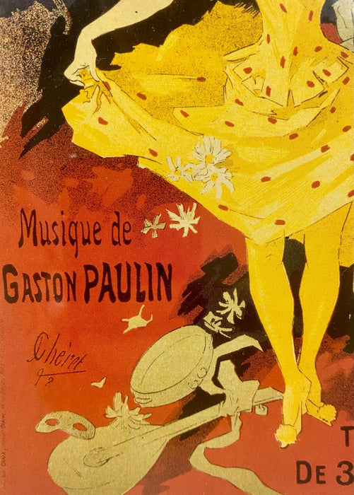 Muse Grevin "Pantomimes Lumineuses" Original Poster by Jules Cheret