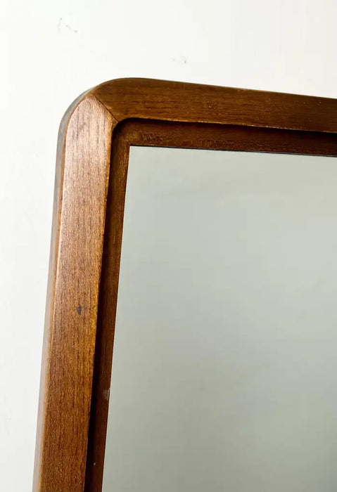 Mid-Century Modern American of Martinsville Walnut Wall Mirror, a Pair