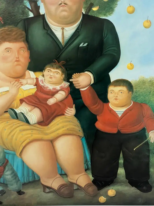 Fernando Botero Una Famiglia 1991 Original Poster 1989