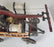 Antique Iron & Wood Fire Engine Large Model or Sculpture