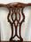 Baker Furniture Chippendale Style Carved Mahogany Queen pierced splat Headboard