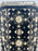 Moroccan Black & White Bone with Filigree Inlay Octagonal End Table, a Pair