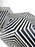 Art Deco Style Sculptural Resin Black and White Side or End Table, a Pair