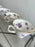 Hammersley “Victorian Violets” English Bone China Tea Set w Gold Trim, 15 pcs