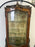 Antique 19th C. French Louis XV Vernis Martin Ormolu Serpentine Vitrine Cabinet