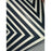 Art Deco Style Sculptural Resin Black & White Pedestal , Side End Table or Stool
