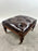 Chesterfield English Style Tufted Leather Library Chair & Ottoman by Hickory