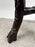 Antique Chinese Rosewood Hand Carved Octagonal w Marble Insert Pedestal or Table