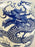 Imperial Chinese Qing Dynasty Style Blue & White Dragon Porcelain Vase