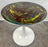 Eero Saarinen MCM Style Tulip Dining or Center Table with Epoxy Resin Design Top