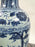 Chinese Early Ming Dynasty Style Warrior Motif Blue & White Porcelaine Vase
