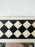 Art Deco Style Black & White Resin Diamond Design Wall, Table or Mantel Mirror