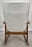 Mil Baughman Style MCM in White Faux Leather Rocking Chair