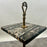 Art Nouveau Marble Top and Brass Smoking or Side Table