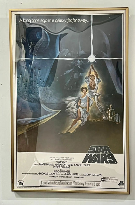 Star Wars "A New Hope" 1977 Original Poster by Tom Jung, 20th Century Fox 1977