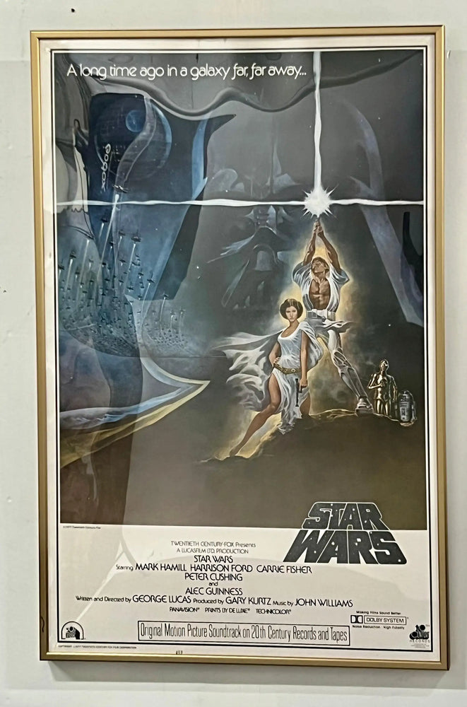 Star Wars "A New Hope" 1977 Original Poster by Tom Jung, 20th Century Fox 1977