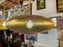 Mid-Century Modern Style Oval Spaceship Brass Pendant or Lantern