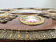 19th C French Louis XVI Mahogany & Bronze w Sèvres Style Portraits Salon Table
