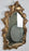 French Baroque Louis XV Style Antiqued Gold Wall or Console Mirror, a Pair