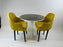 Eero Saarinen MCM Style Tulip Dining or Center Table with Epoxy Resin Design Top