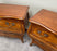 Century French Provincial Bombe "Coeur De France" Collection Nightstand, a Pair