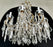 French Louis XV Marie Therese Style Cut Crystal Chandelier, 8 Arms