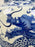 Imperial Chinese Qing Dynasty Style Blue & White Dragon Porcelain Vase