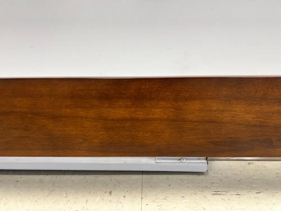 Baker Furniture Chippendale Style Carved Mahogany Queen pierced splat Headboard
