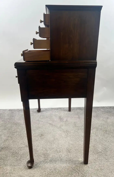 Queen Anne Style Pennsylvania House Secretary Writing Desk in Cherry Wood