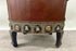 Portuguese Colonial Style Leather & Filigree Design Throne Chair