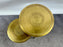 Mid Century Modern Brass Round Nest Side Table, Set of 2