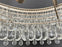 Hollywood Regency Style Circular Cascade Design Crystal Chandelier