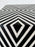 Art Deco Style Sculptural Resin Black and White Side or End Table, a Pair