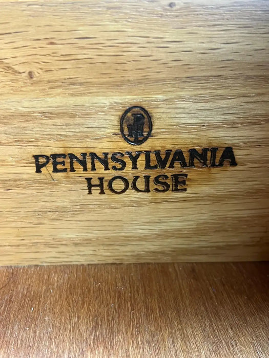 Vintage Pennsylvania House Queen Anne Style 2-Drawer Table or Low-Boy Chest
