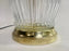 Midcentury Hollywood Regency Style Glass Table Lamp