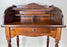 Victorian Style Walnut Roll-Top Desk with Tambour Front