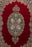 Large Persian Kerman Lavar Red Wool Hand-Knotted Rug