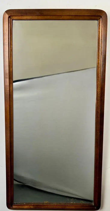 Mid-Century Modern American of Martinsville Walnut Wall Mirror, a Pair