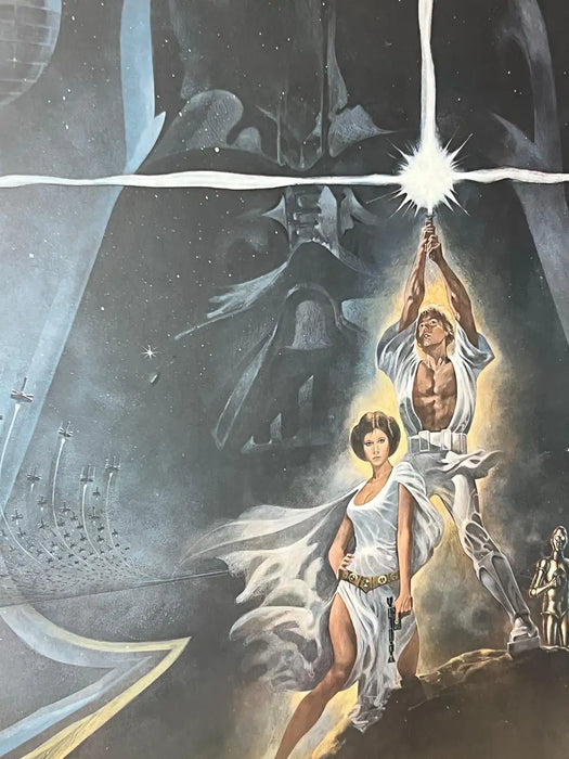 Star Wars "A New Hope" 1977 Original Poster by Tom Jung, 20th Century Fox 1977