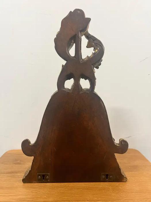 French Louis XVI Style Urn Form with Acanthus Motifs Gilded Wall Bracket, a Pair